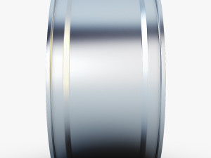 style 303 wheel silver mid poly 3D-Modell