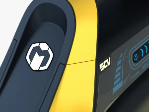 inmotion v3 pro yellow 3D Model
