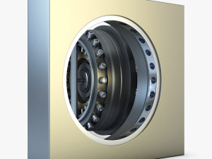 bank vault door v 1 Modello 3D