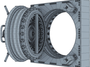 bank vault door v 1 Modello 3D