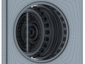bank vault door v 1 Modello 3D
