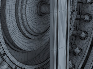 bank vault door v 1 Modello 3D