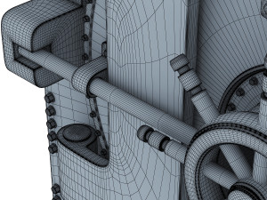 bank vault door v 1 Modello 3D
