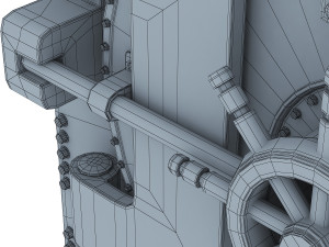 bank vault door v 1 Modello 3D
