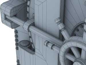 bank vault door v 1 3D Model