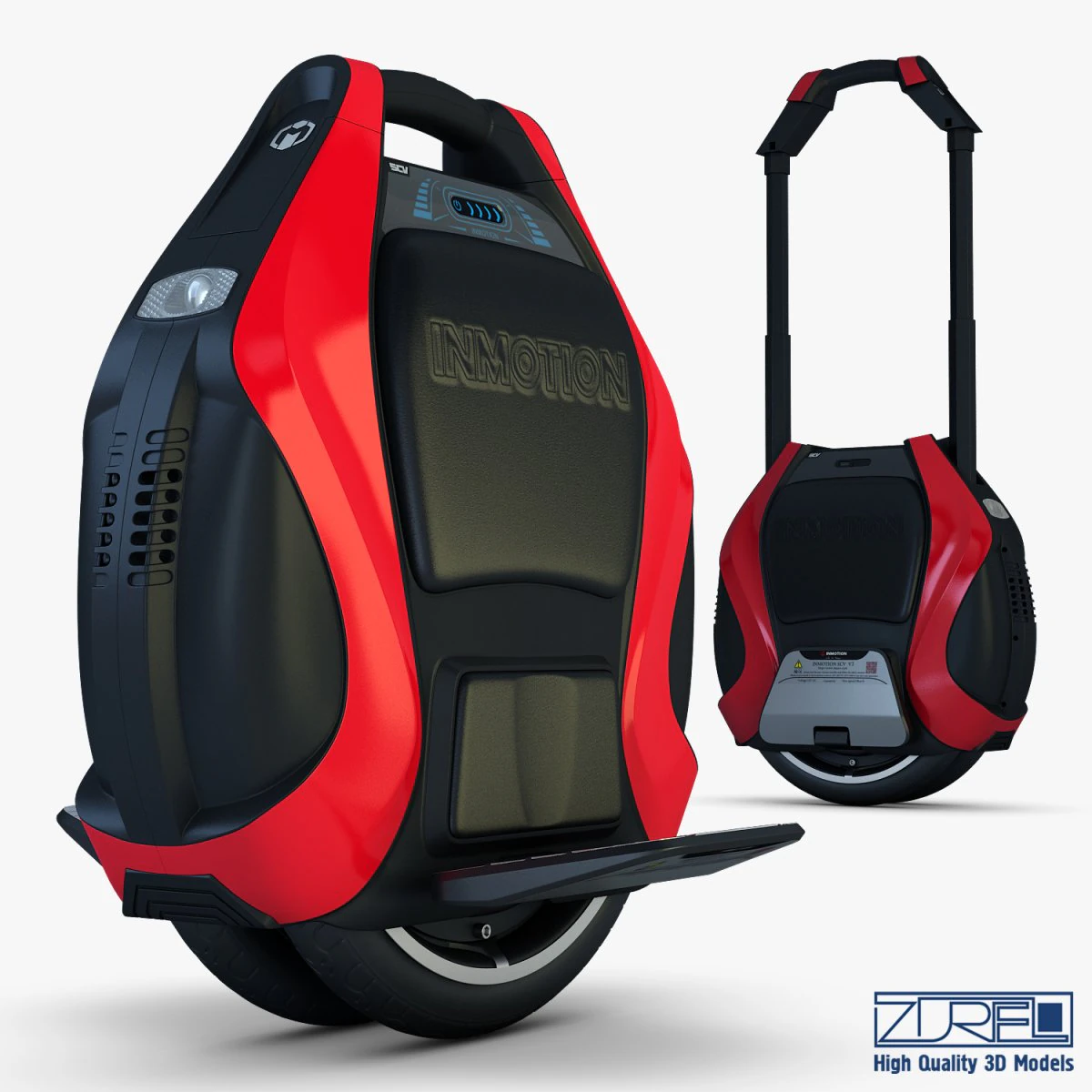 inmotion v3 pro red 3D Model .c4d .max .obj .3ds .fbx .stl .blend 