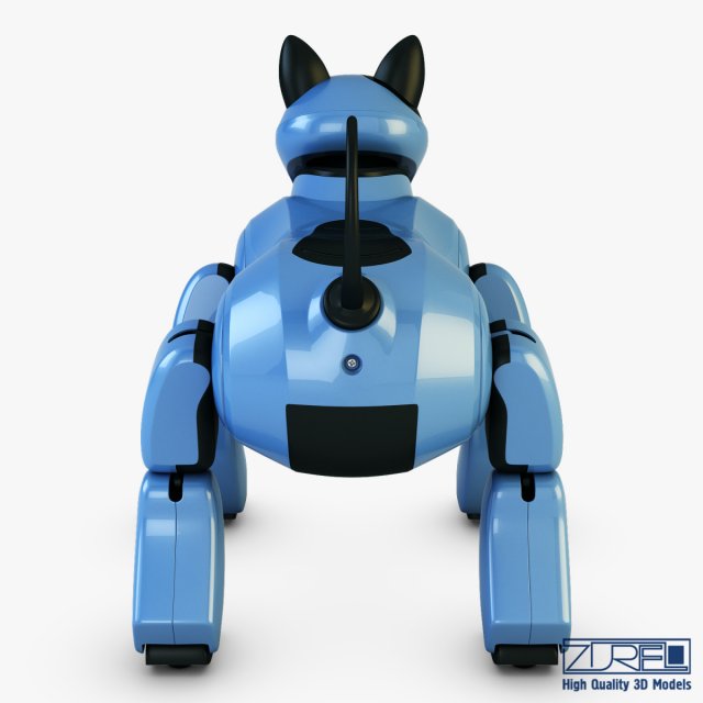 Blue robot dog sale