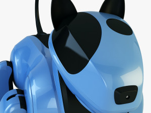 genibo robot dog blue Model 3D