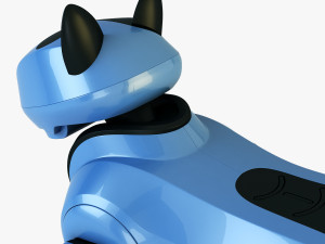 genibo robot dog blue Model 3D