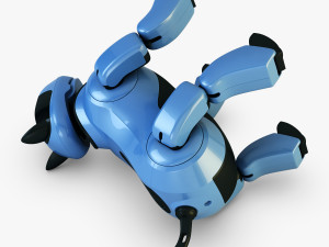 genibo robot dog blue Model 3D