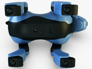 genibo robot dog blue Model 3D