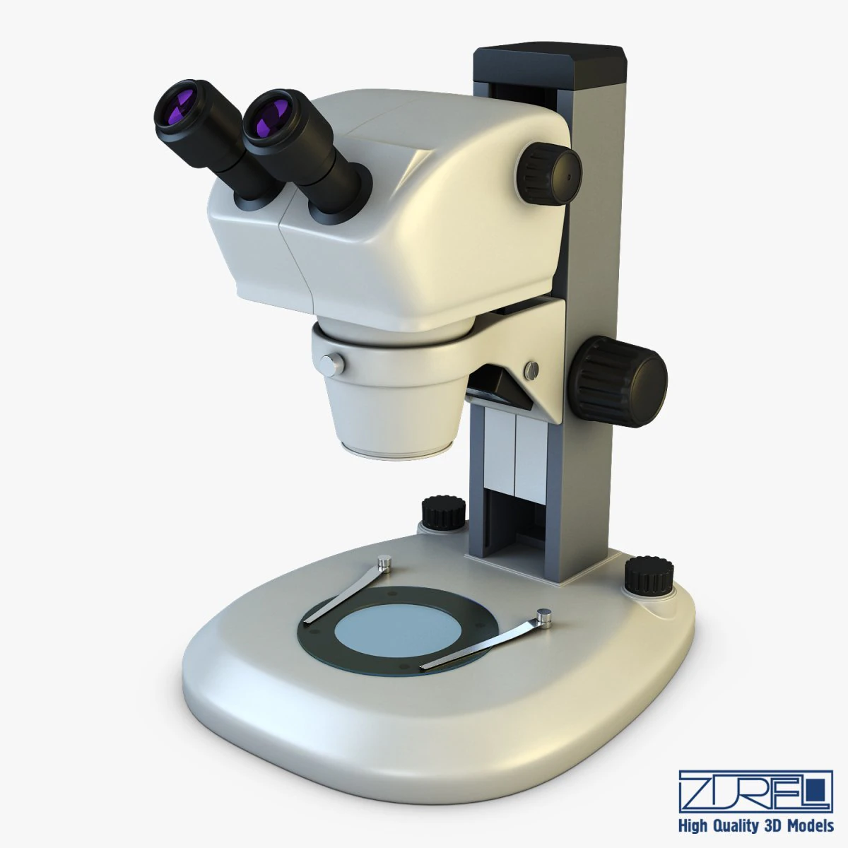 vision microscope 3D Model .c4d .max .obj .3ds .fbx .stl .blend 