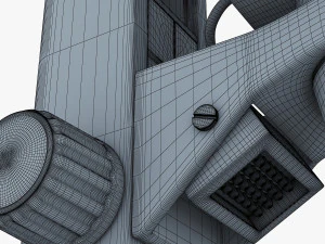 vision microscope 3D Model