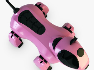 genibo robot dog pink 3D Model