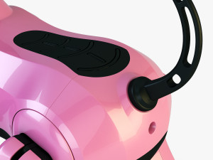 genibo robot dog pink 3D Model