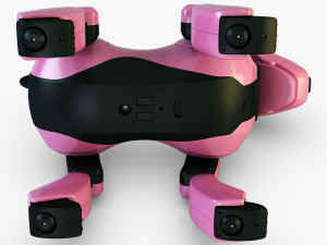 genibo robot dog pink 3D Model