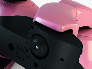 genibo robot dog pink 3D Model