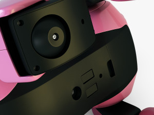 genibo robot dog pink 3D Model
