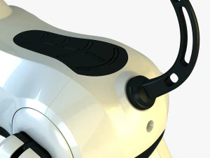 genibo robot dog white 3D Model