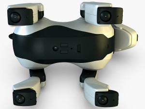 genibo robot dog white 3D Model