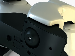 genibo robot dog white 3D Model