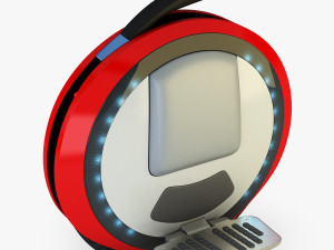 ninebot one red 3D 모델