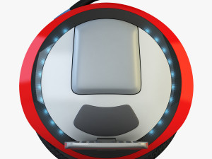 ninebot one red 3D 모델
