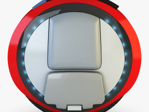 ninebot one red 3D 모델