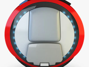 ninebot one red 3D Model