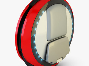 ninebot one red 3D 모델