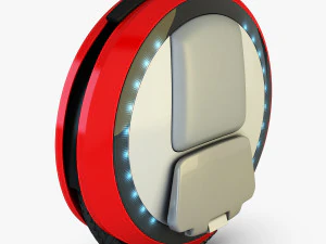 ninebot one red 3D Model