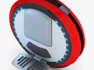 ninebot one red 3D Model