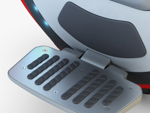 ninebot one red 3D 모델