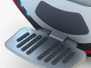 ninebot one red 3D Model