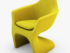 lotem chair yellow Modèle 3D