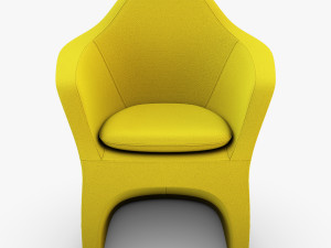 lotem chair yellow Modèle 3D