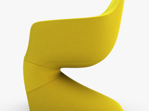 lotem chair yellow Modèle 3D