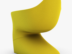 lotem chair yellow Modèle 3D