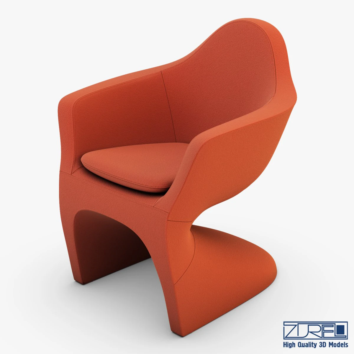 lotem chair bittersweet 3D Model .c4d .max .obj .3ds .fbx .stl .blend 