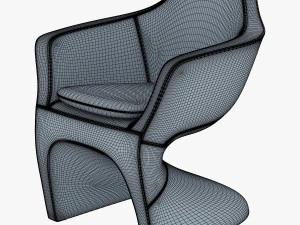 lotem chair bittersweet 3D Model