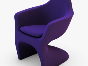 lotem chair purple 3D Model