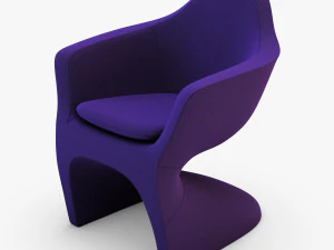 ローテムチェア パープル 3Dモデル