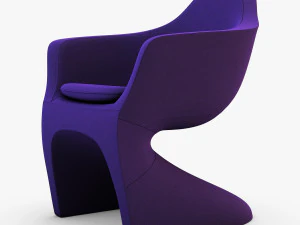 lotem chair purple 3D Model