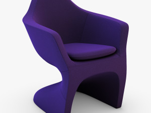 lotem chair purple Model 3D