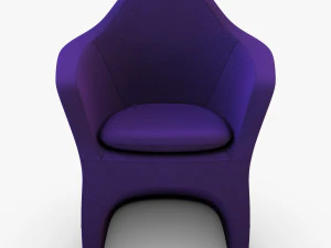 lotem chair purple 3D Model