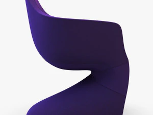 lotem chair purple 3D Model