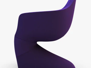 lotem chair purple 3D Model