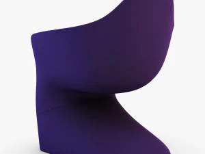 lotem chair purple 3D Model