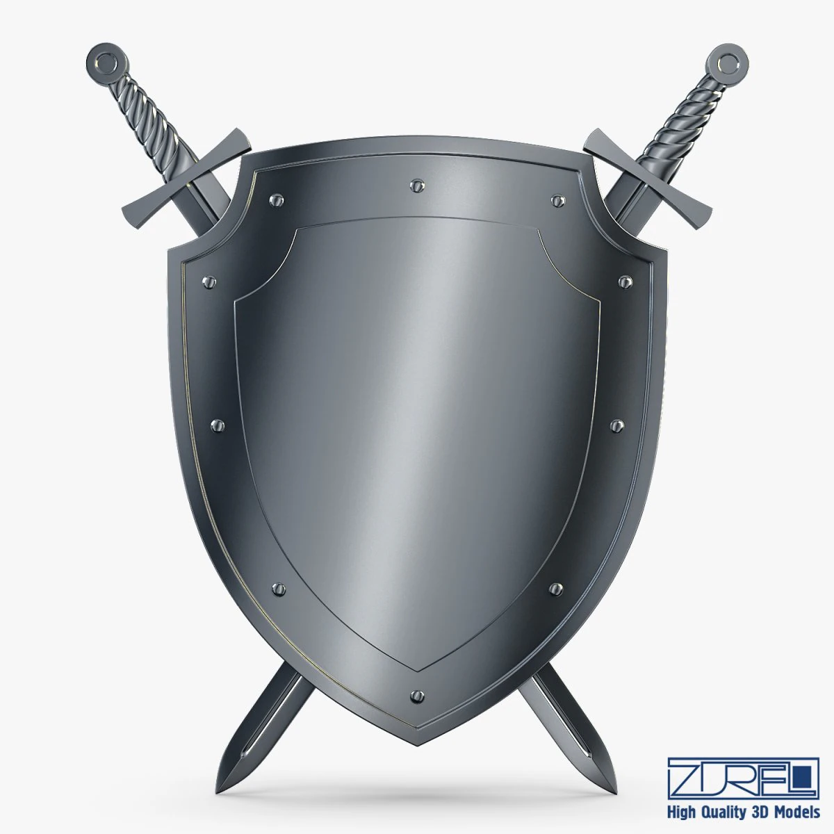 coat of arms v 1 3D Model .c4d .max .obj .3ds .fbx .stl .blend 