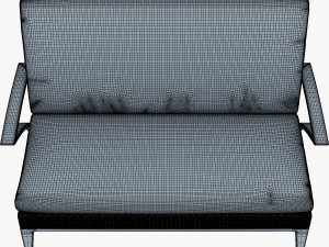 rexus sofa white Modelo 3D